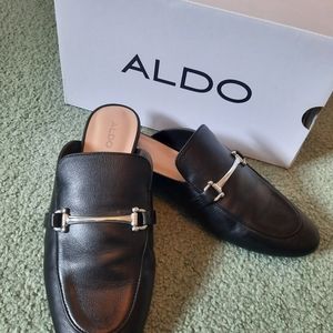 Aldo leather Slides